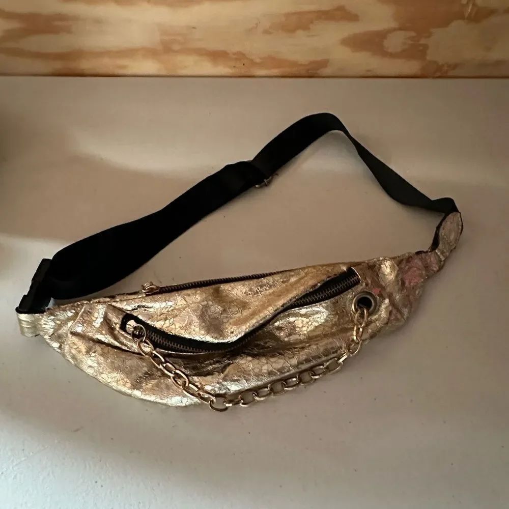 Gold Chain Accent Women's Bag